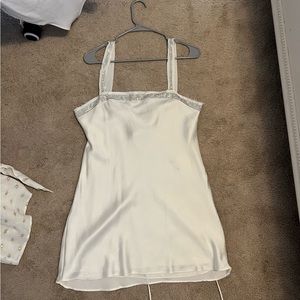 Zara silk slip dress
